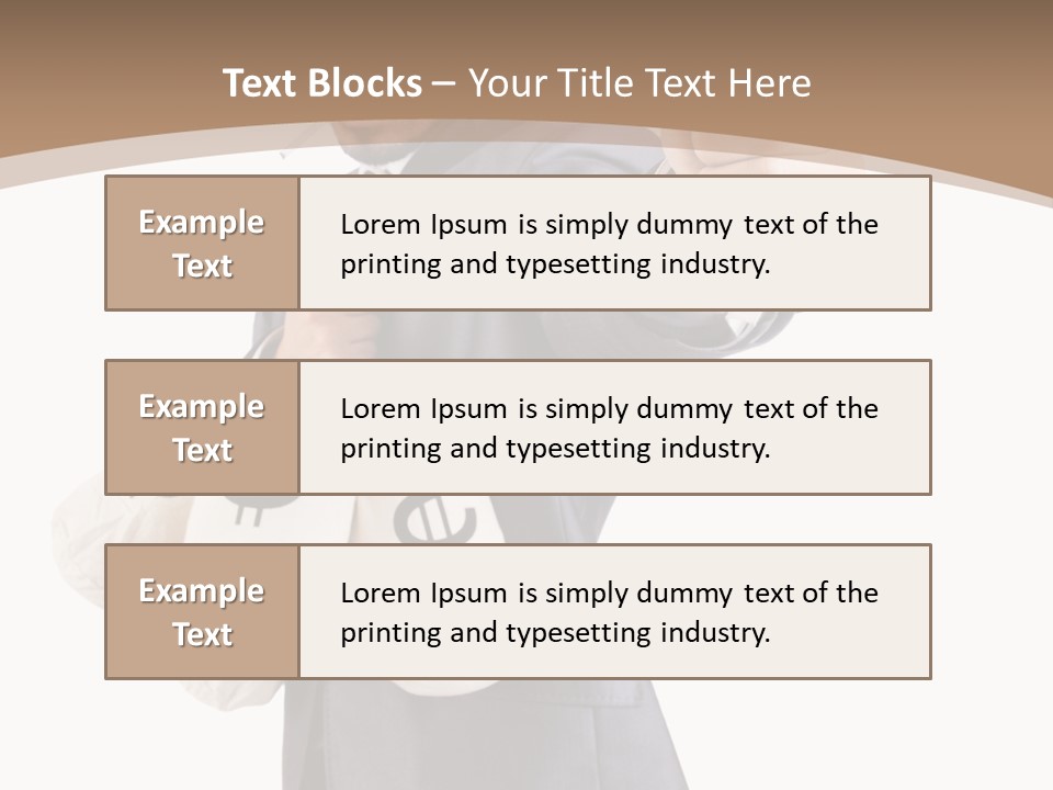 Criminal Bandit Mask PowerPoint Template