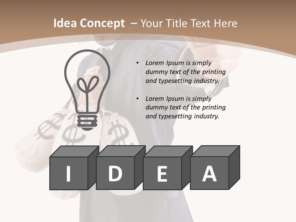 Criminal Bandit Mask PowerPoint Template