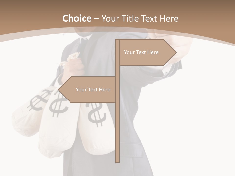 Criminal Bandit Mask PowerPoint Template
