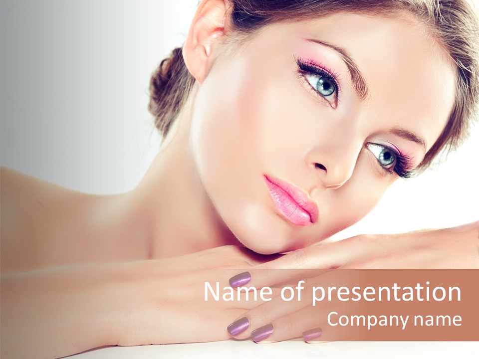 Female Colorful Pink PowerPoint Template