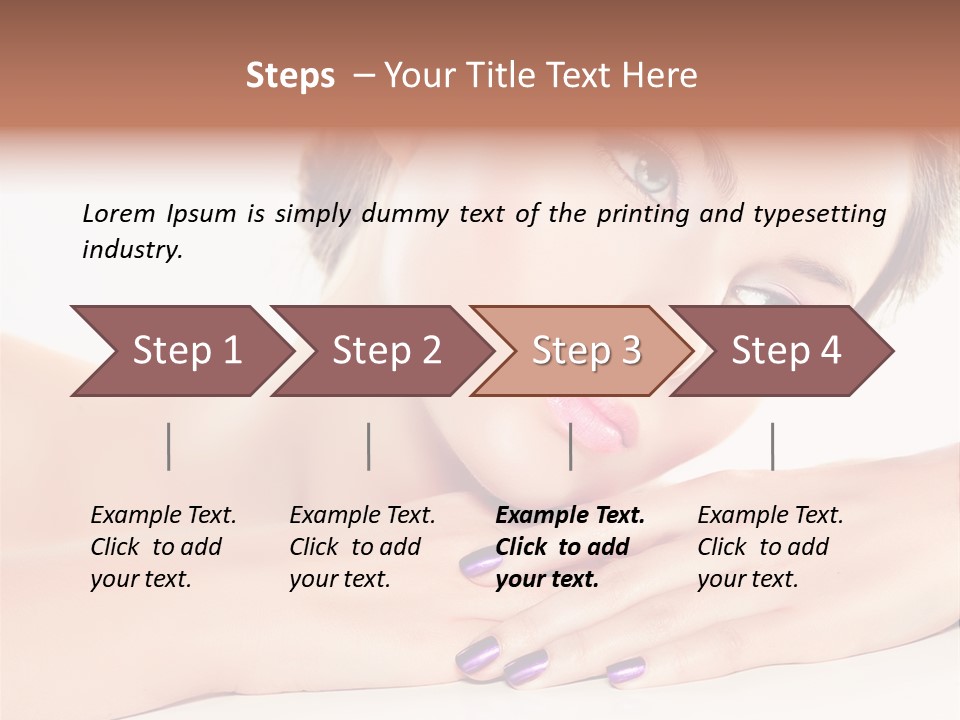 Female Colorful Pink PowerPoint Template