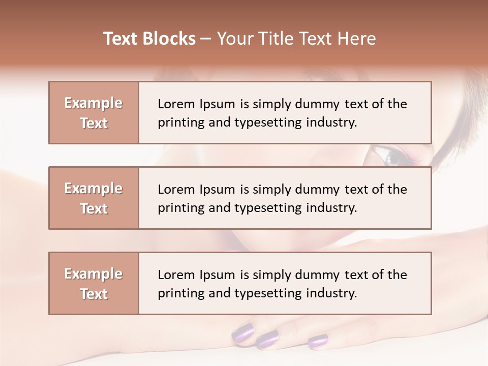 Female Colorful Pink PowerPoint Template