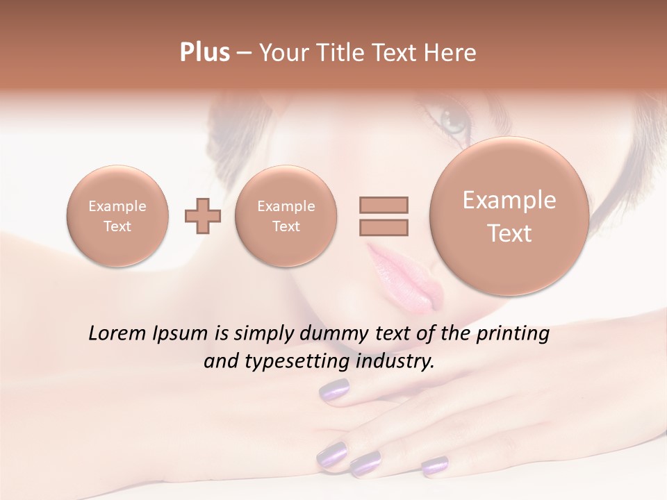 Female Colorful Pink PowerPoint Template