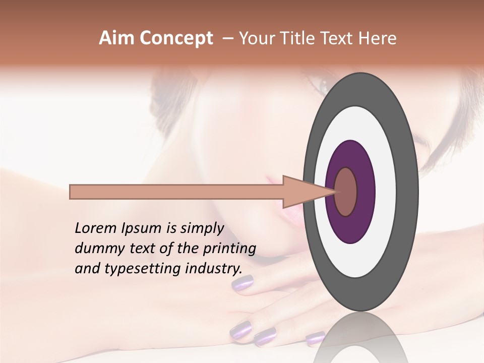 Female Colorful Pink PowerPoint Template