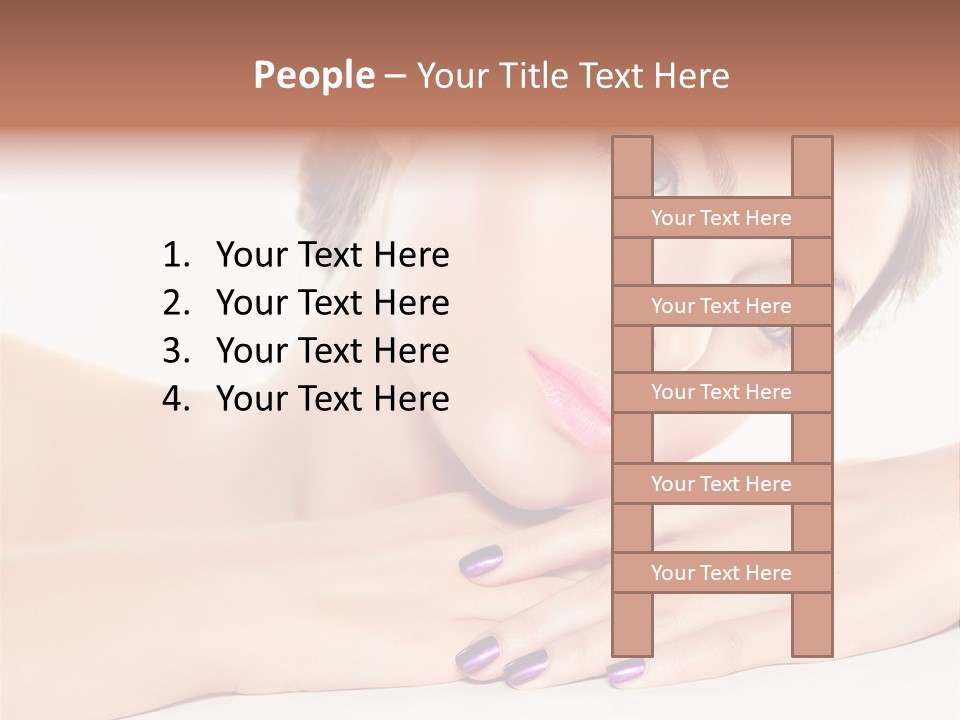 Female Colorful Pink PowerPoint Template