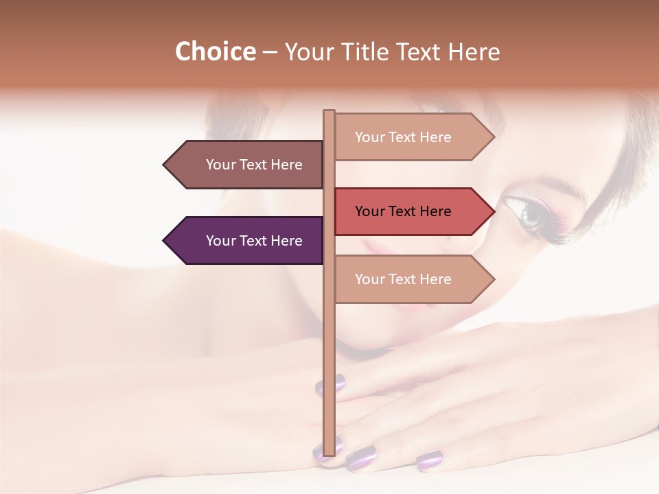 Female Colorful Pink PowerPoint Template