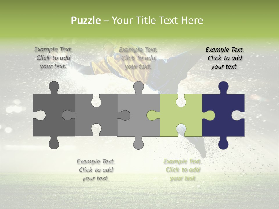 Team Person Play PowerPoint Template