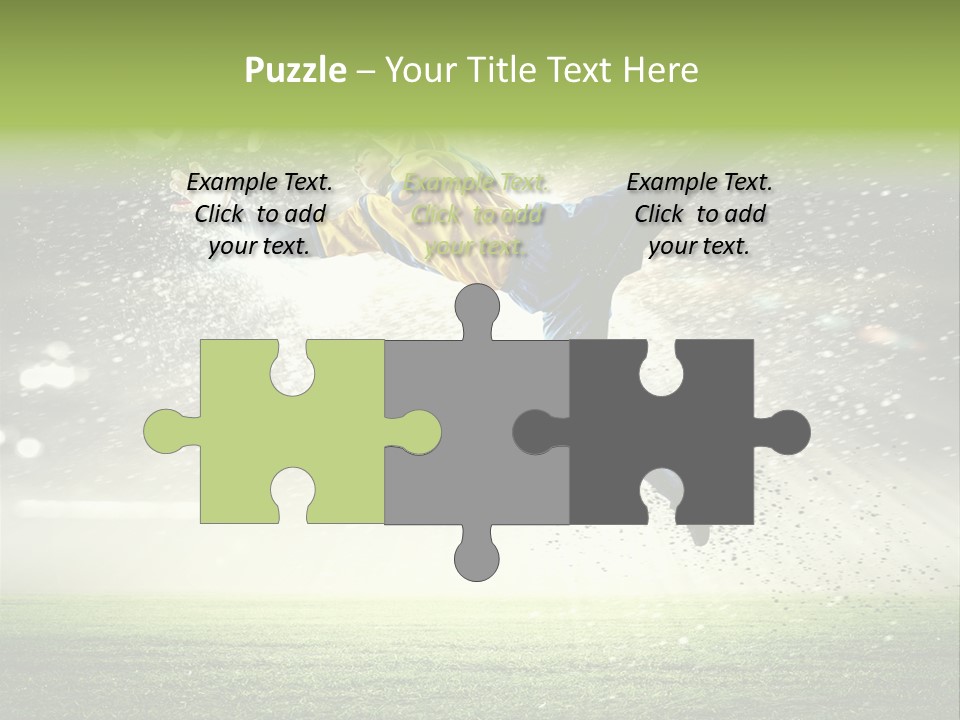 Team Person Play PowerPoint Template