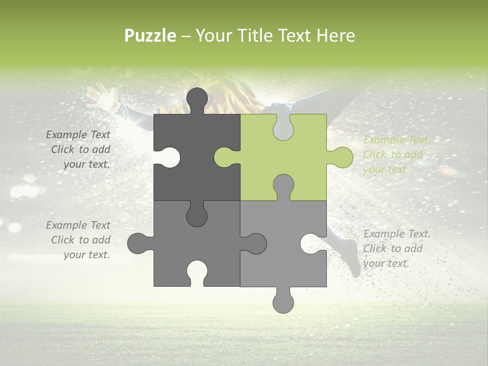 Team Person Play PowerPoint Template