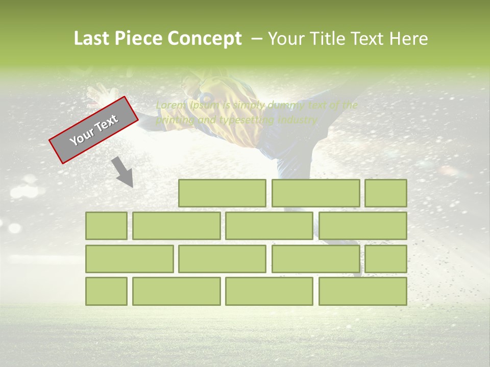 Team Person Play PowerPoint Template