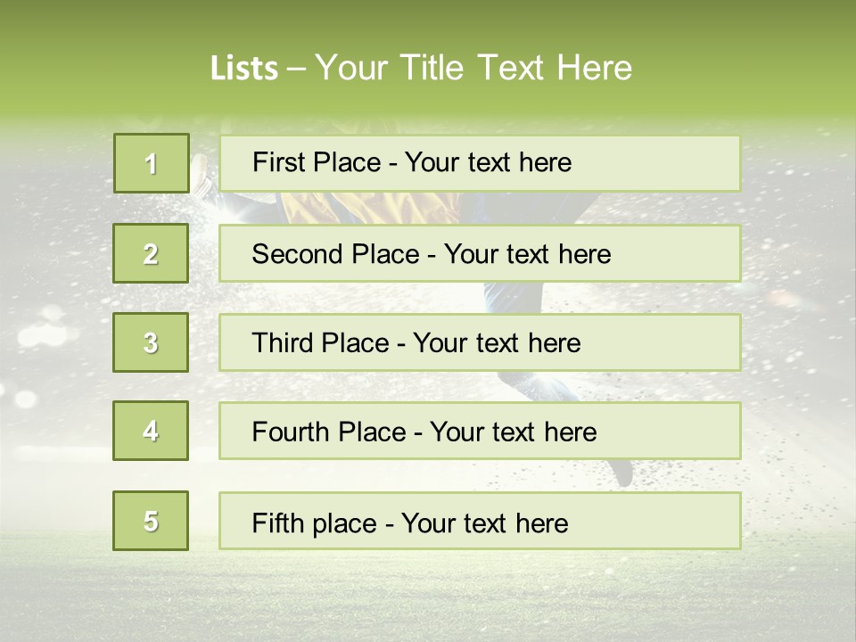 Team Person Play PowerPoint Template