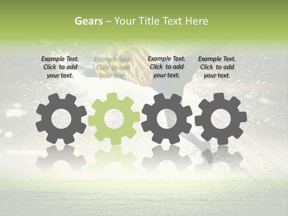 Team Person Play PowerPoint Template