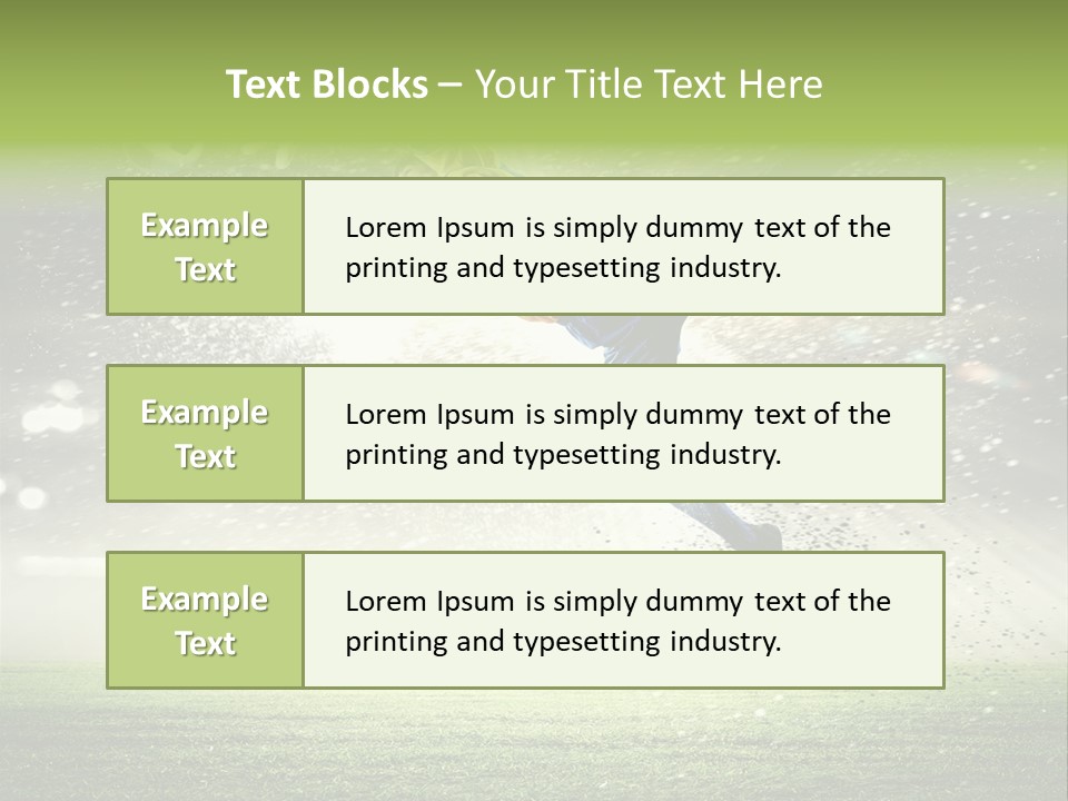 Team Person Play PowerPoint Template