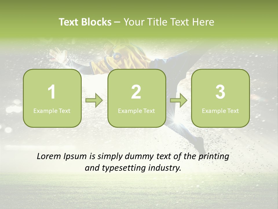 Team Person Play PowerPoint Template