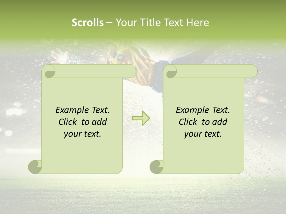 Team Person Play PowerPoint Template