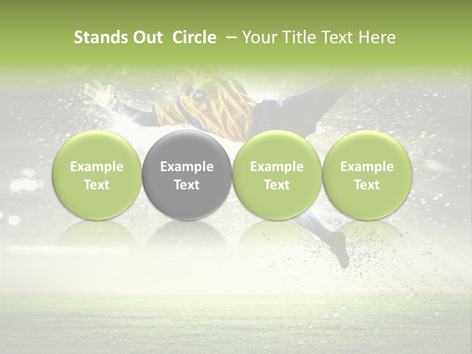 Team Person Play PowerPoint Template