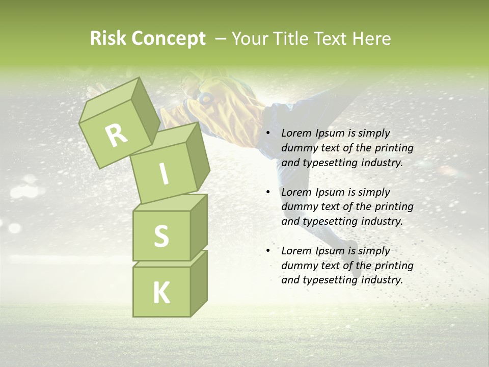 Team Person Play PowerPoint Template