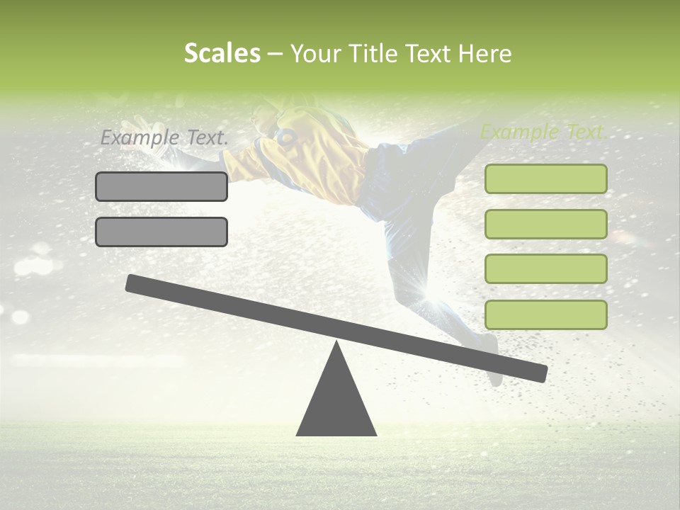 Team Person Play PowerPoint Template