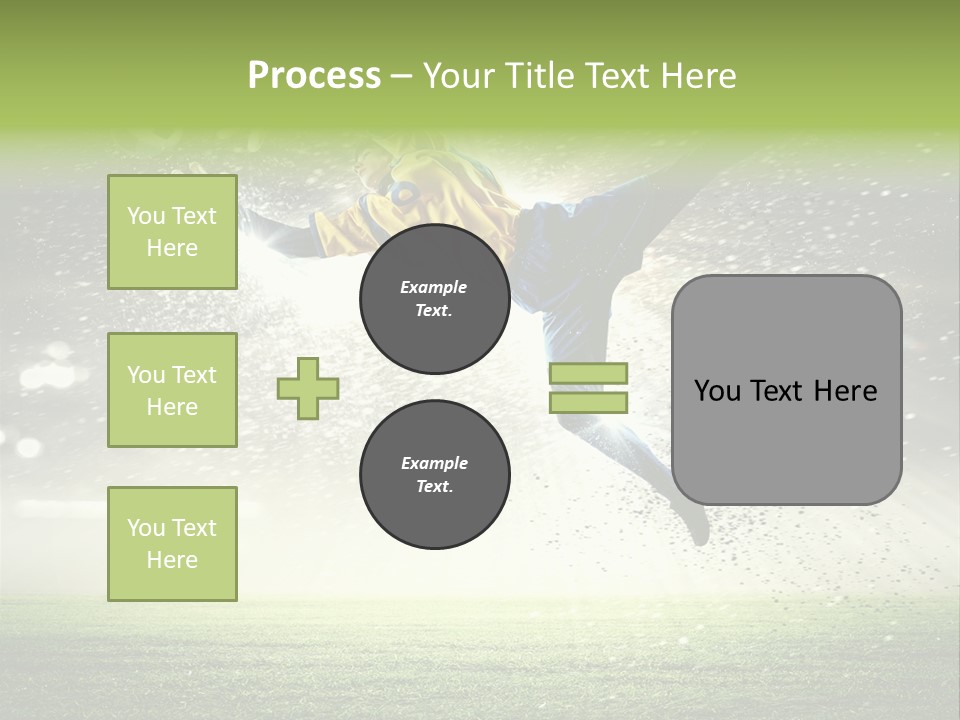 Team Person Play PowerPoint Template