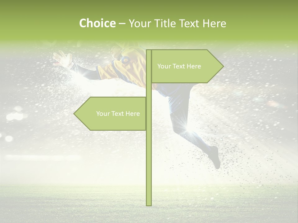 Team Person Play PowerPoint Template