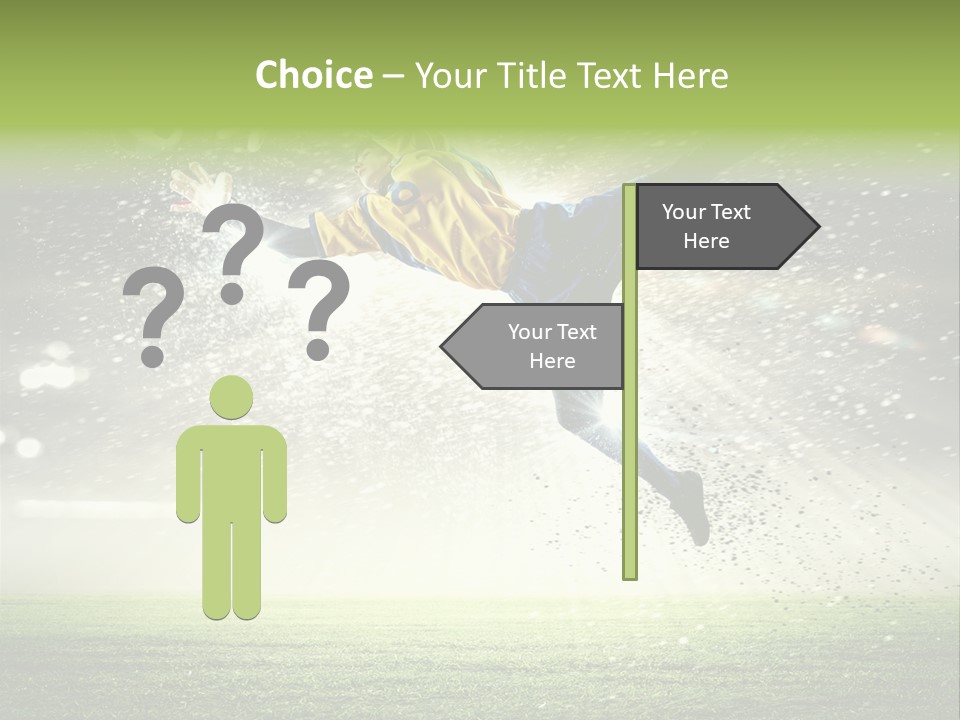 Team Person Play PowerPoint Template