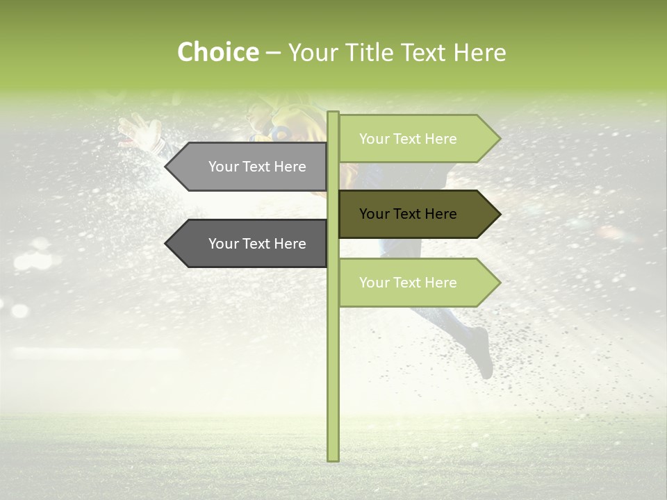 Team Person Play PowerPoint Template