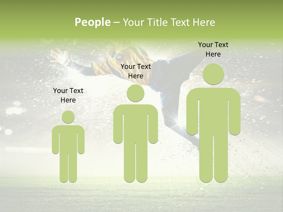 Team Person Play PowerPoint Template