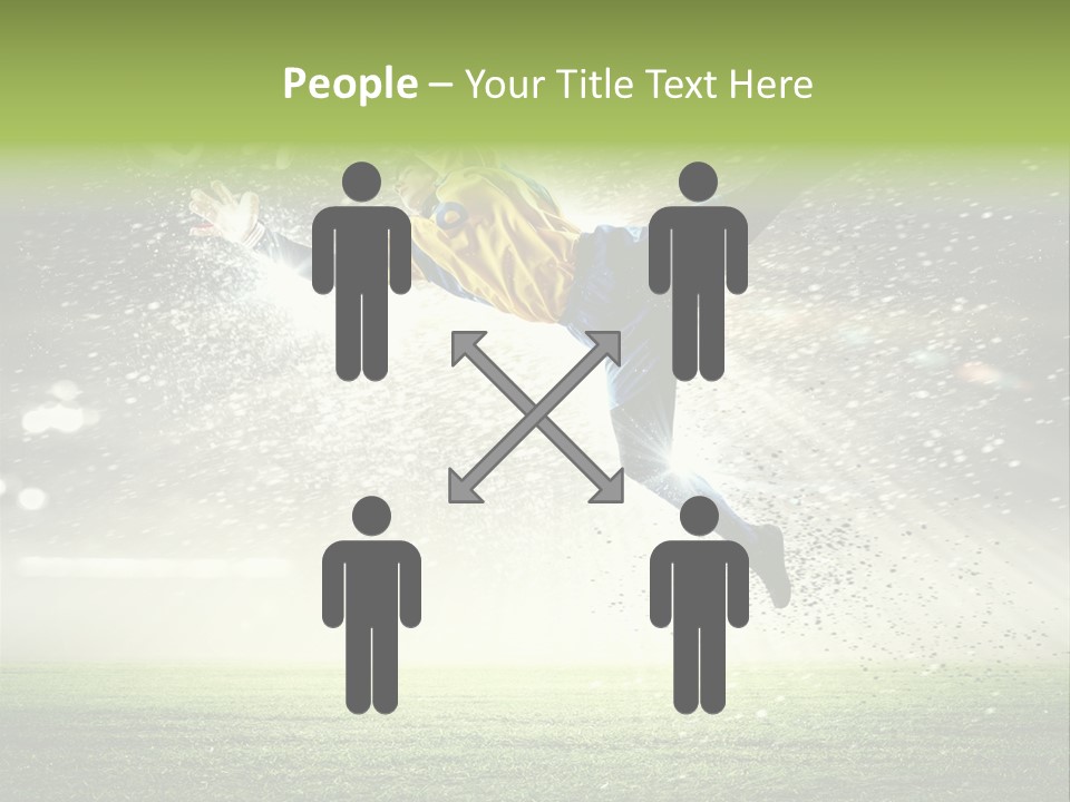 Team Person Play PowerPoint Template