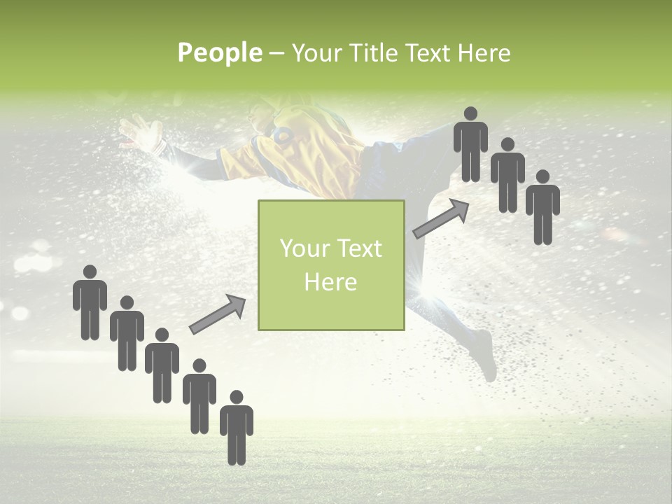 Team Person Play PowerPoint Template