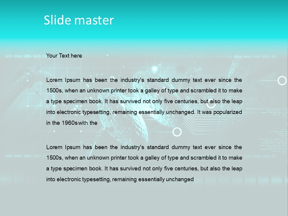 Hormone Human Organ PowerPoint Template