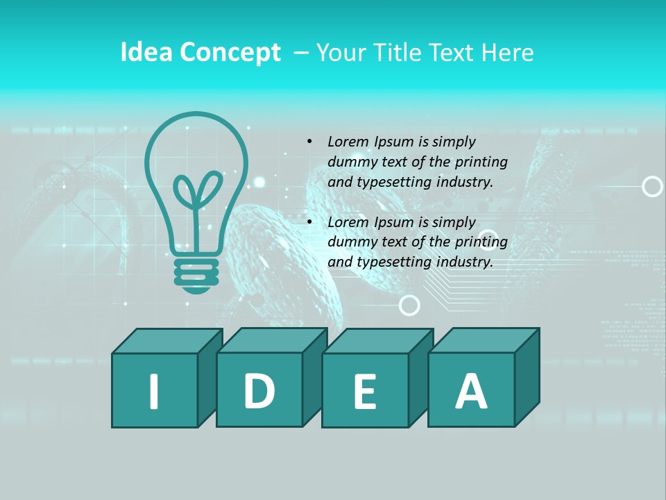 Hormone Human Organ PowerPoint Template