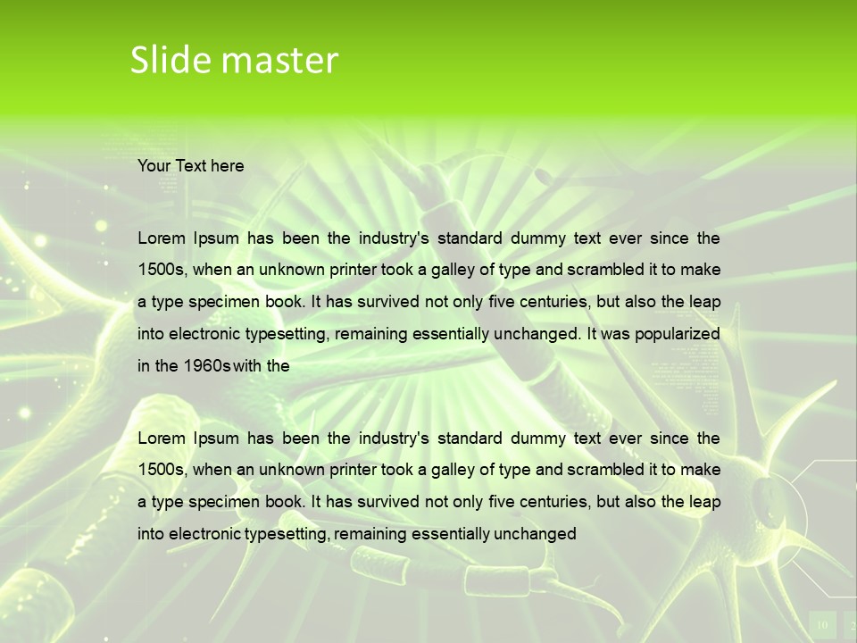 Nucleus Graphic Texture PowerPoint Template