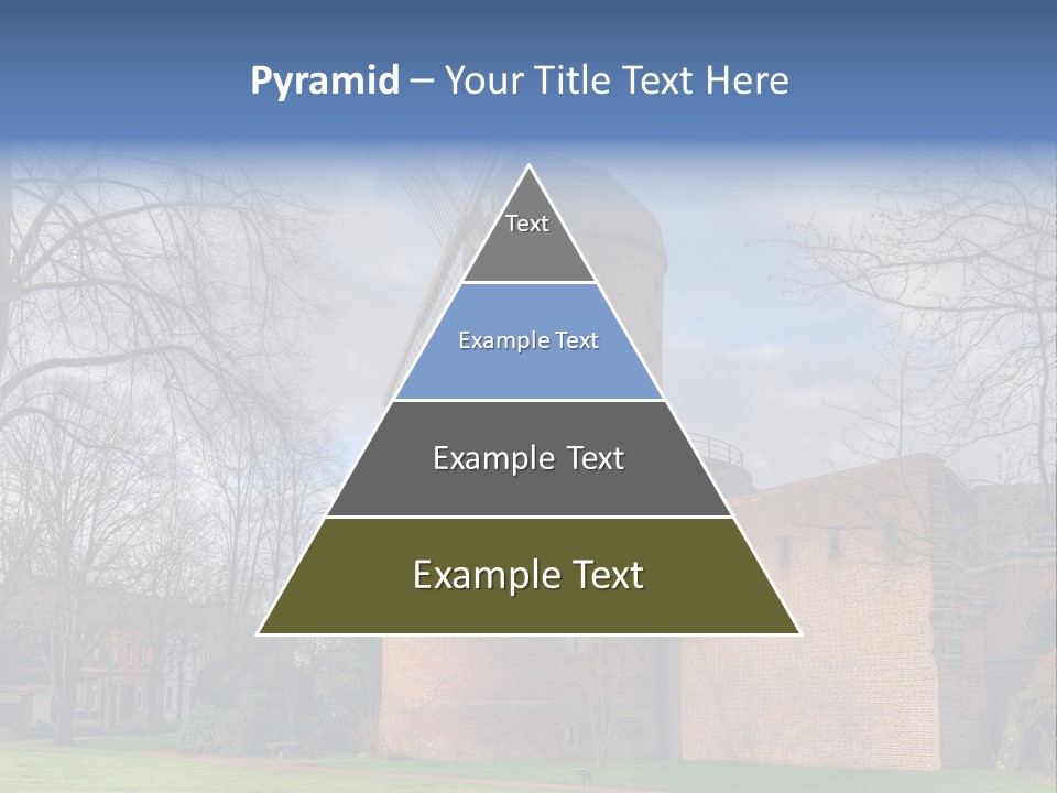 Blue Wall Historic PowerPoint Template