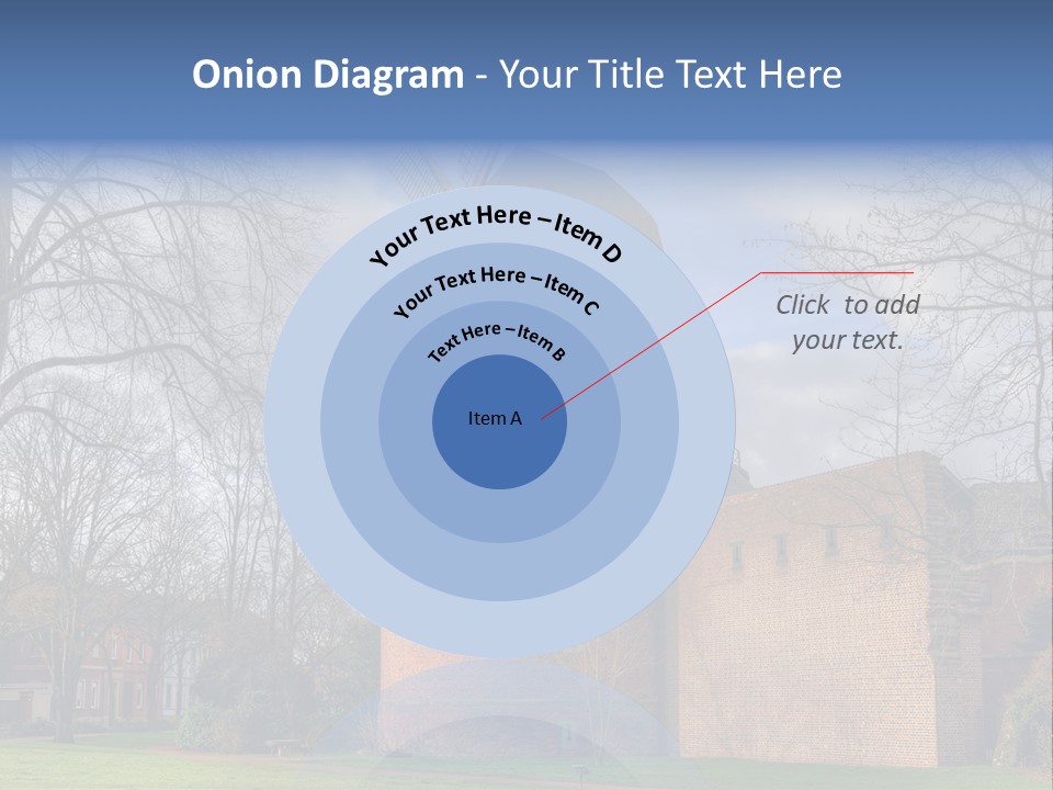 Blue Wall Historic PowerPoint Template