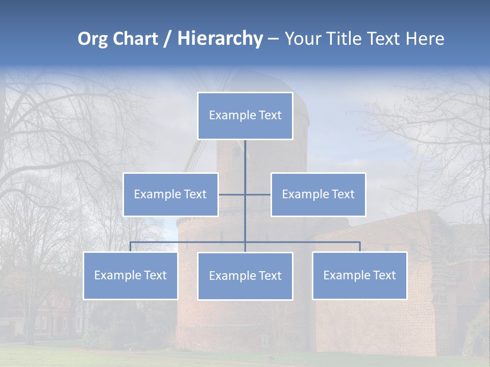 Blue Wall Historic PowerPoint Template