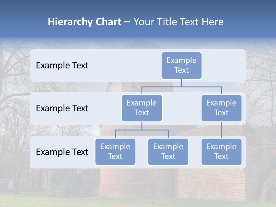 Blue Wall Historic PowerPoint Template