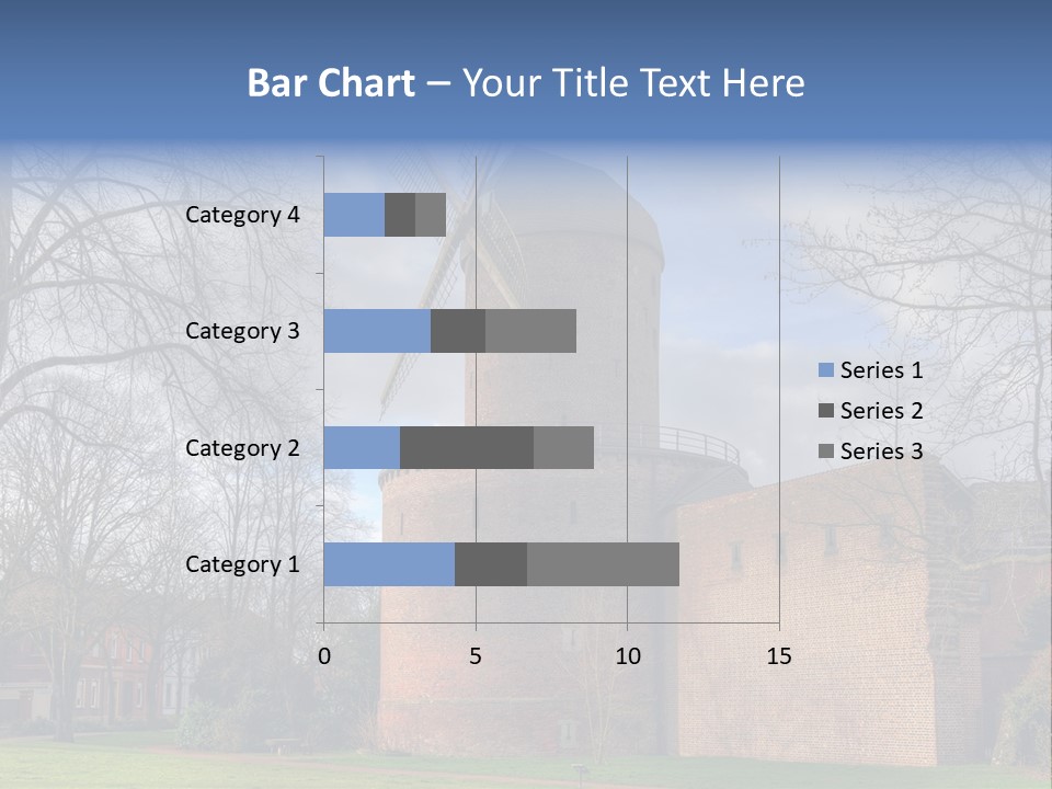 Blue Wall Historic PowerPoint Template