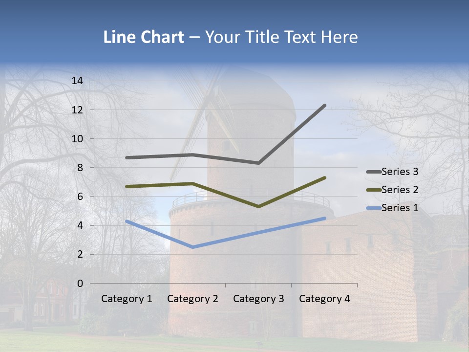Blue Wall Historic PowerPoint Template