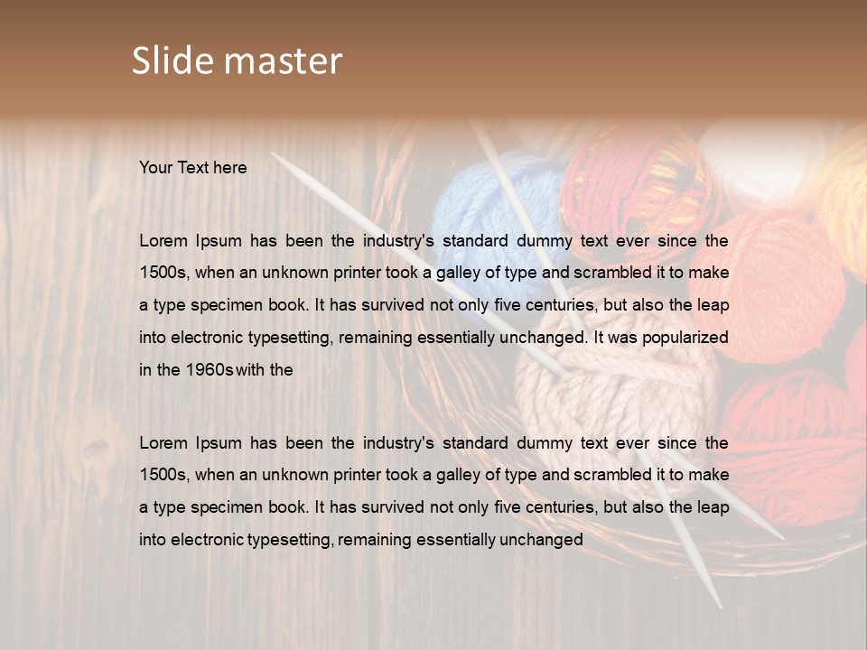 Various Cotton Fibre PowerPoint Template