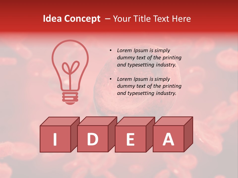 Microbiology Erythrocyte Medicine PowerPoint Template