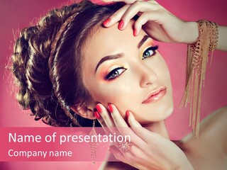 Jewellery Colorful Accessory PowerPoint Template