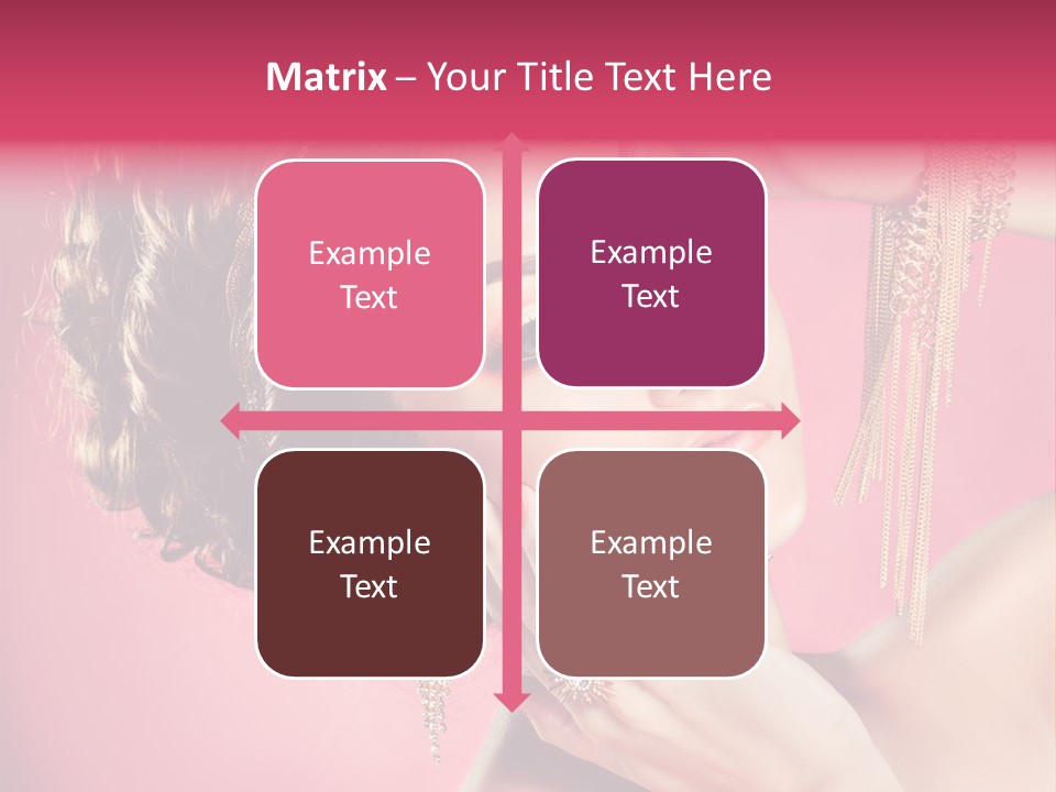 Jewellery Colorful Accessory PowerPoint Template