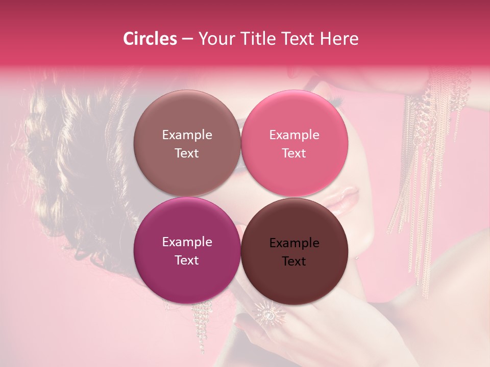 Jewellery Colorful Accessory PowerPoint Template