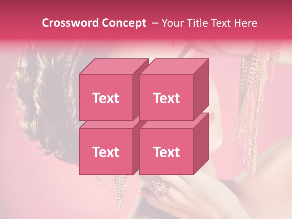 Jewellery Colorful Accessory PowerPoint Template