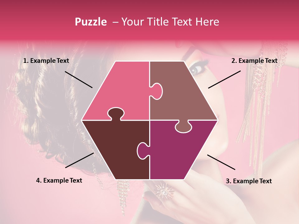 Jewellery Colorful Accessory PowerPoint Template