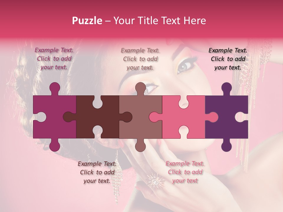 Jewellery Colorful Accessory PowerPoint Template