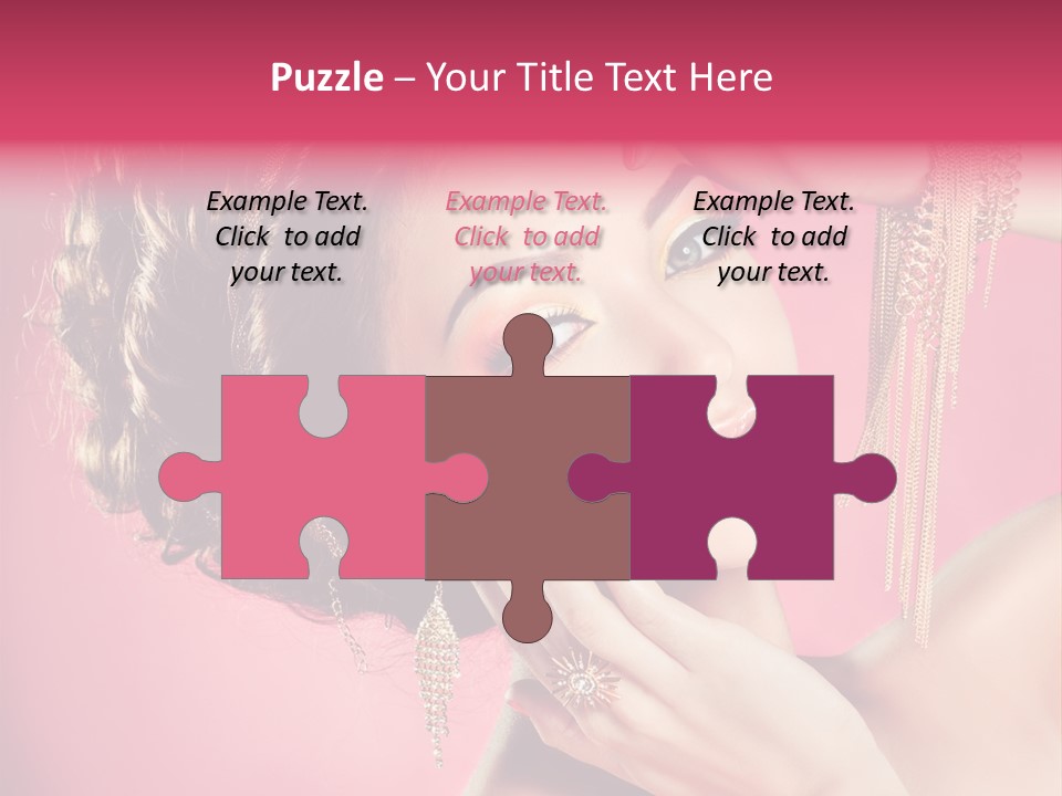 Jewellery Colorful Accessory PowerPoint Template