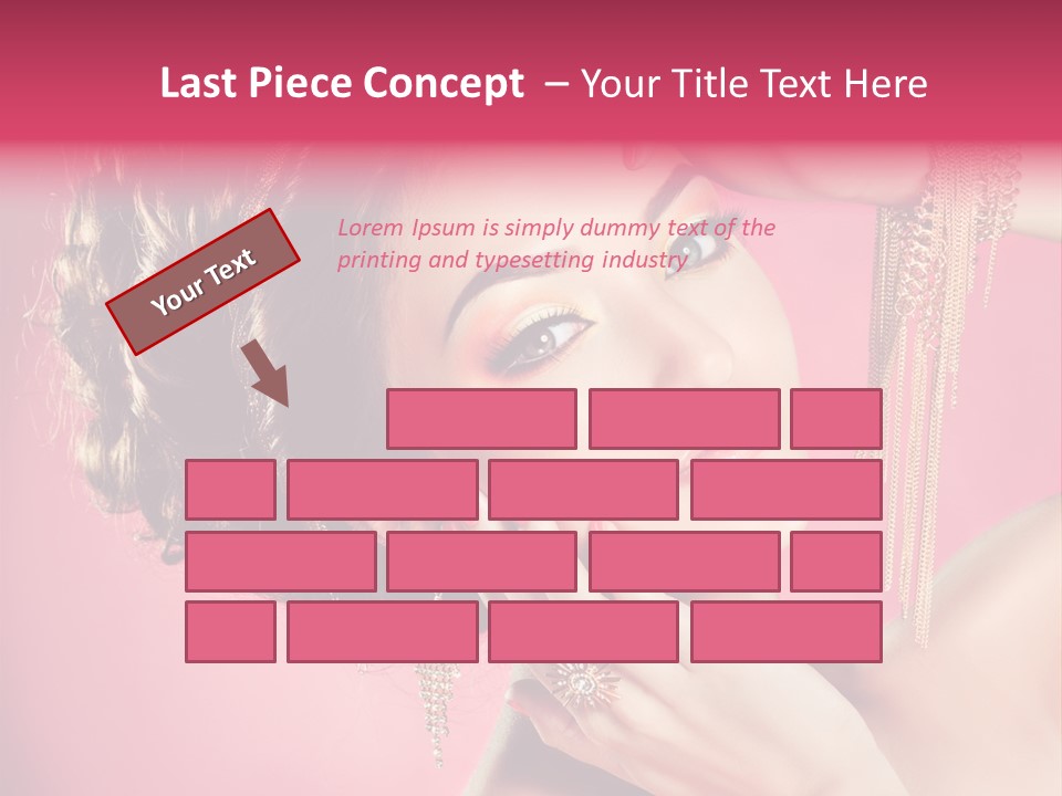 Jewellery Colorful Accessory PowerPoint Template