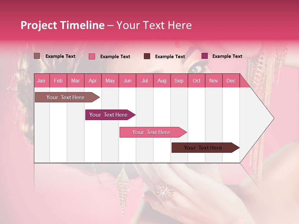 Jewellery Colorful Accessory PowerPoint Template