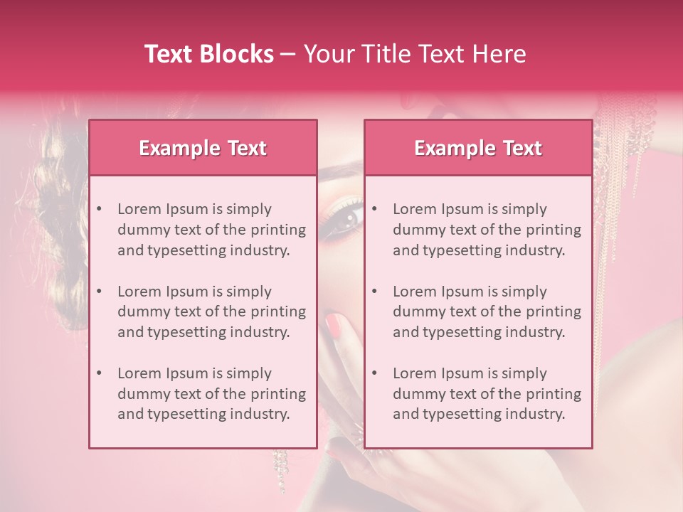 Jewellery Colorful Accessory PowerPoint Template